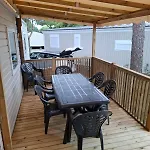 Kamp alanı Spacieux Mobilhome Petit Coin De Paradis Mar Estang 4 Etoiles Et Pied Dans La Canet-en-Roussillon