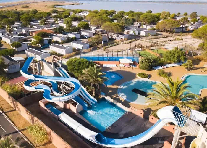 Camping Spacieux Mobilhome Petit Coin De Paradis Mar Estang 4 Etoiles Et Pied Dans La Canet-en-Roussillon